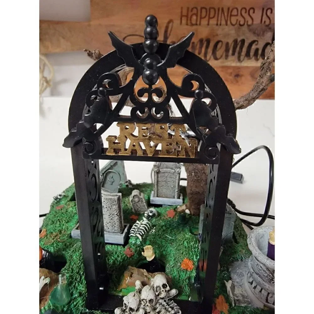 Lemax Restless Tombstone Halloween
